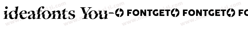 ideafonts You字体转换